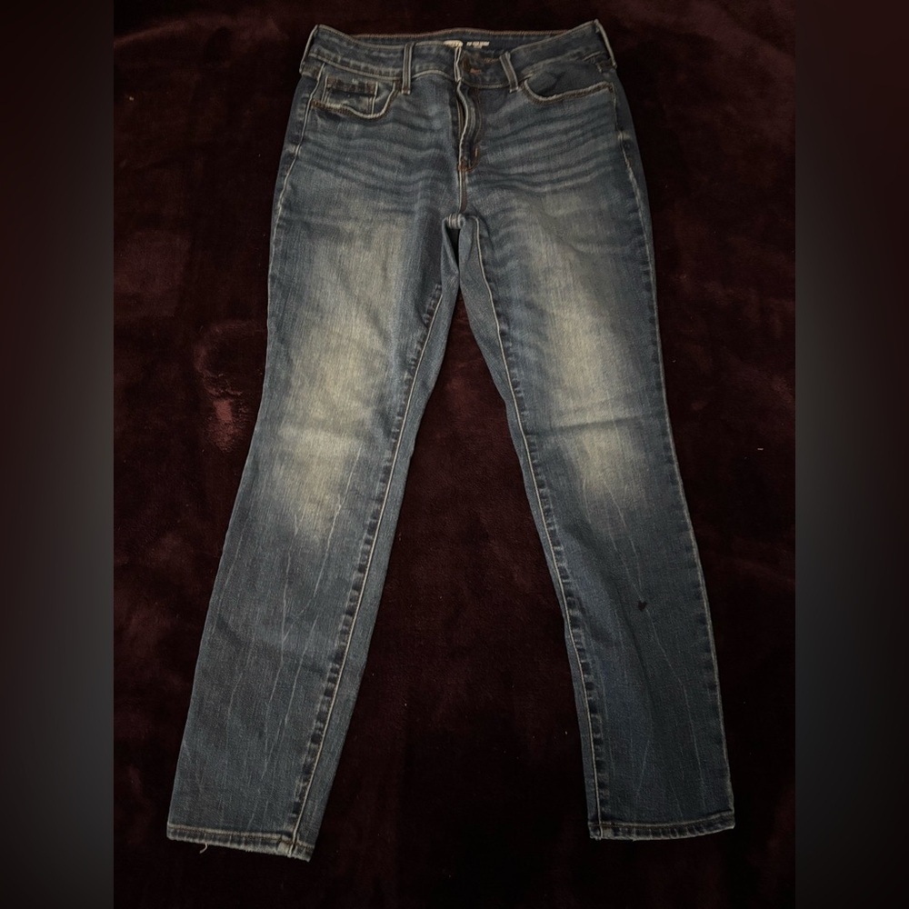 Old Navy Women's Pop Icon - Dark Blue Skinny Jeans